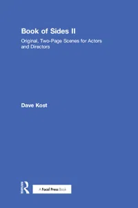 Book of Sides II: Original, Two-Page Scenes for Actors and Directors_cover