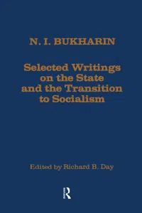 Selected Writings on the State and the Transition to Socialism_cover