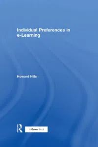 Individual Preferences in e-Learning_cover