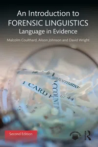 An Introduction to Forensic Linguistics_cover