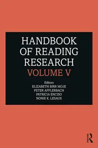 Handbook of Reading Research, Volume V_cover
