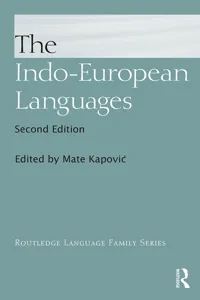 The Indo-European Languages_cover