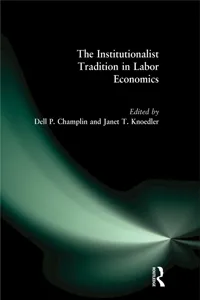 The Institutionalist Tradition in Labor Economics_cover