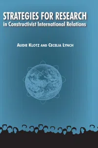 Strategies for Research in Constructivist International Relations_cover