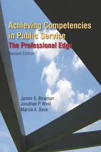 Achieving Competencies in Public Service: The Professional Edge_cover