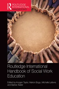 Routledge International Handbook of Social Work Education_cover