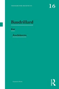 Baudrillard for Architects_cover