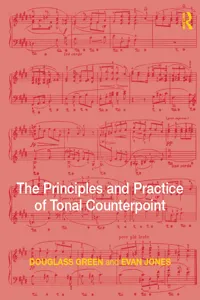 The Principles and Practice of Tonal Counterpoint_cover