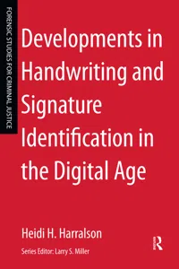 Developments in Handwriting and Signature Identification in the Digital Age_cover