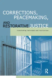 Corrections, Peacemaking and Restorative Justice_cover