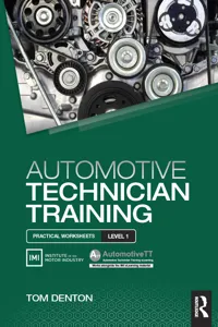 Automotive Technician Training: Practical Worksheets Level 1_cover
