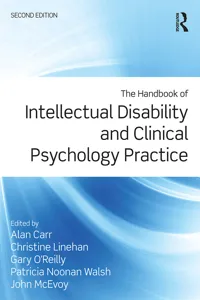 The Handbook of Intellectual Disability and Clinical Psychology Practice_cover