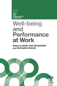 Well-being and Performance at Work_cover