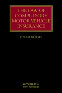 The Law of Compulsory Motor Vehicle Insurance_cover