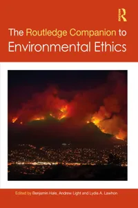 The Routledge Companion to Environmental Ethics_cover