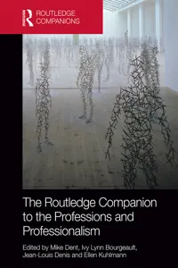 The Routledge Companion to the Professions and Professionalism_cover