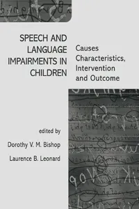 Speech and Language Impairments in Children_cover