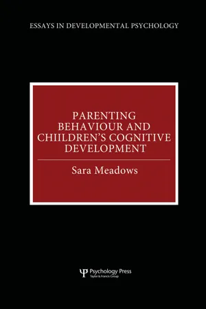 Parenting Behaviour and Children's Cognitive Development