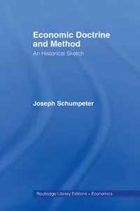 Economic Doctrine and Method_cover