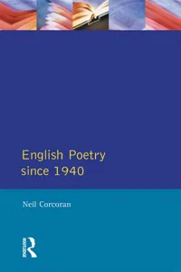 English Poetry Since 1940_cover
