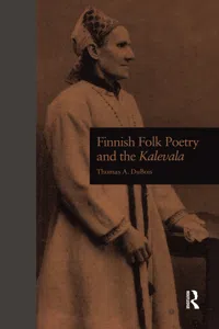 Finnish Folk Poetry and the Kalevala_cover
