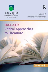 ENGL A337 Critical Approaches to Literature_cover