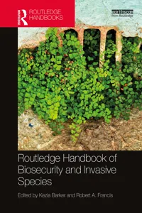 Routledge Handbook of Biosecurity and Invasive Species_cover