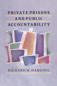 Private Prisons and Public Accountability_cover