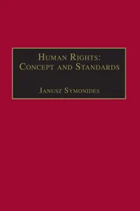 Human Rights: Concept and Standards_cover