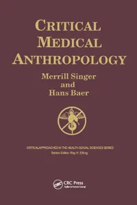 Critical Medical Anthropology_cover