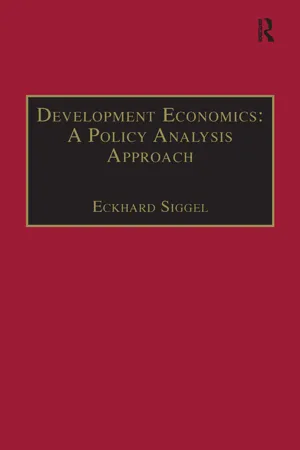 Development Economics: A Policy Analysis Approach