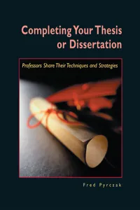 Completing Your Thesis or Dissertation_cover