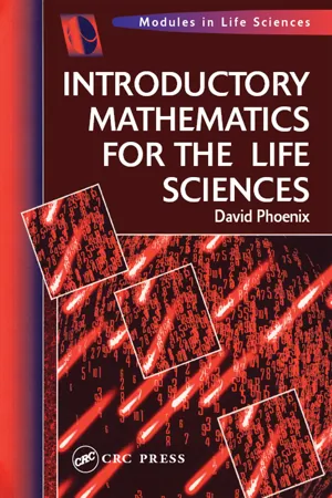 PDF) Mathematics in the Life Sciences