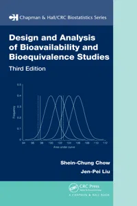Design and Analysis of Bioavailability and Bioequivalence Studies_cover
