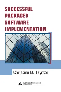 Successful Packaged Software Implementation_cover
