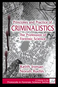 Principles and Practice of Criminalistics_cover
