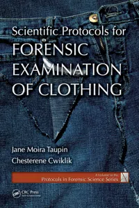 Scientific Protocols for Forensic Examination of Clothing_cover