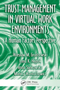 Trust Management in Virtual Work Environments_cover