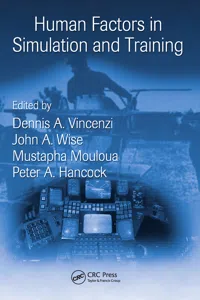 Human Factors in Simulation and Training_cover
