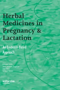 Herbal Medicines in Pregnancy and Lactation_cover