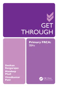 Get Through Primary FRCA: SBAs_cover