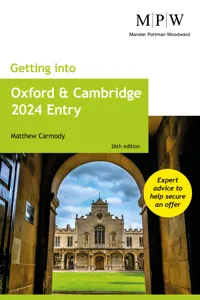 Getting into Oxford and Cambridge 2024 Entry_cover