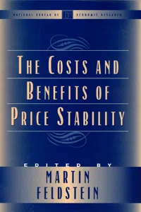 The Costs and Benefits of Price Stability_cover