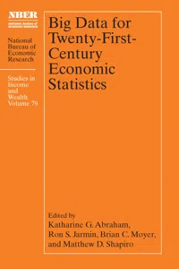 Big Data for Twenty-First-Century Economic Statistics_cover