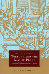 Torture and the Law of Proof_cover