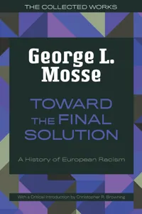 Toward the Final Solution_cover