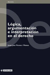 Lógica, argumentación e interpretación en el derecho_cover