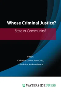 Whose Criminal Justice?_cover