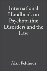 The International Handbook on Psychopathic Disorders and the Law, Volume II_cover