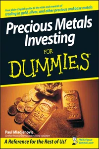 Precious Metals Investing For Dummies_cover
